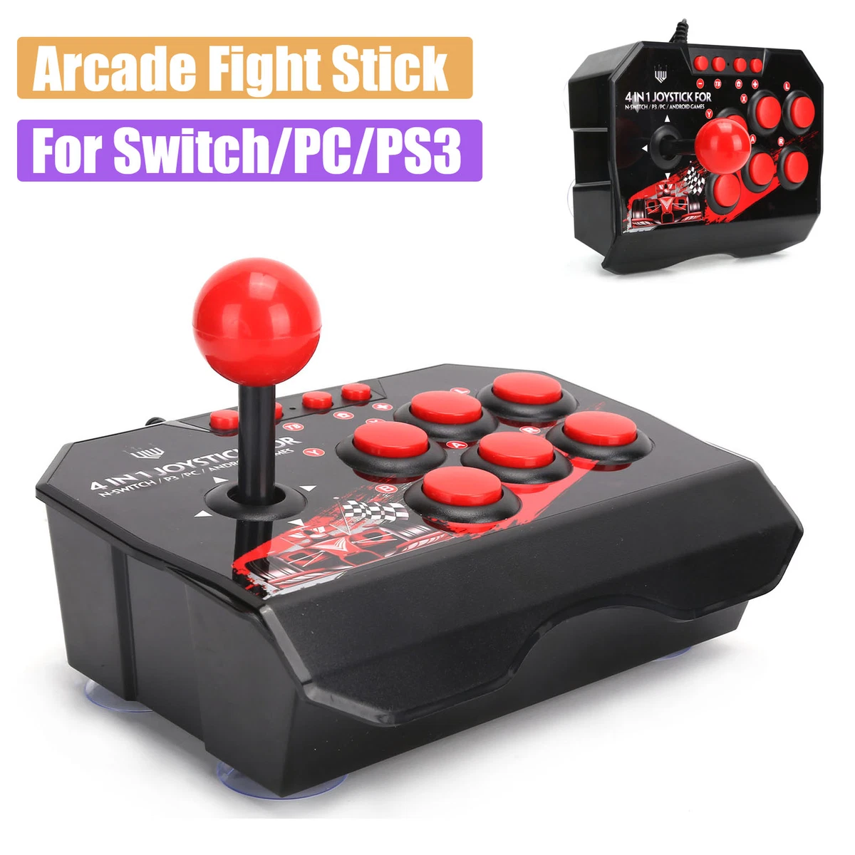 Mad Catz T.E.3 Arcade Fight Stick (Black) GAPCCAINBL001-0 B&H