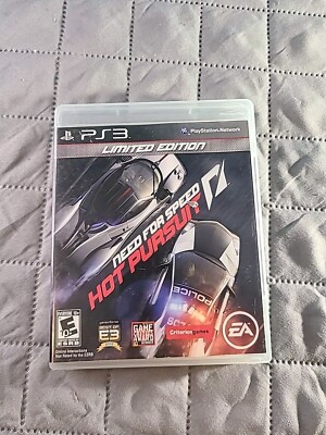 NEED FOR SPEED: HOT PURSUIT PlayStation 3 PS3 GAME COMPLETE with MANUAL TESTED