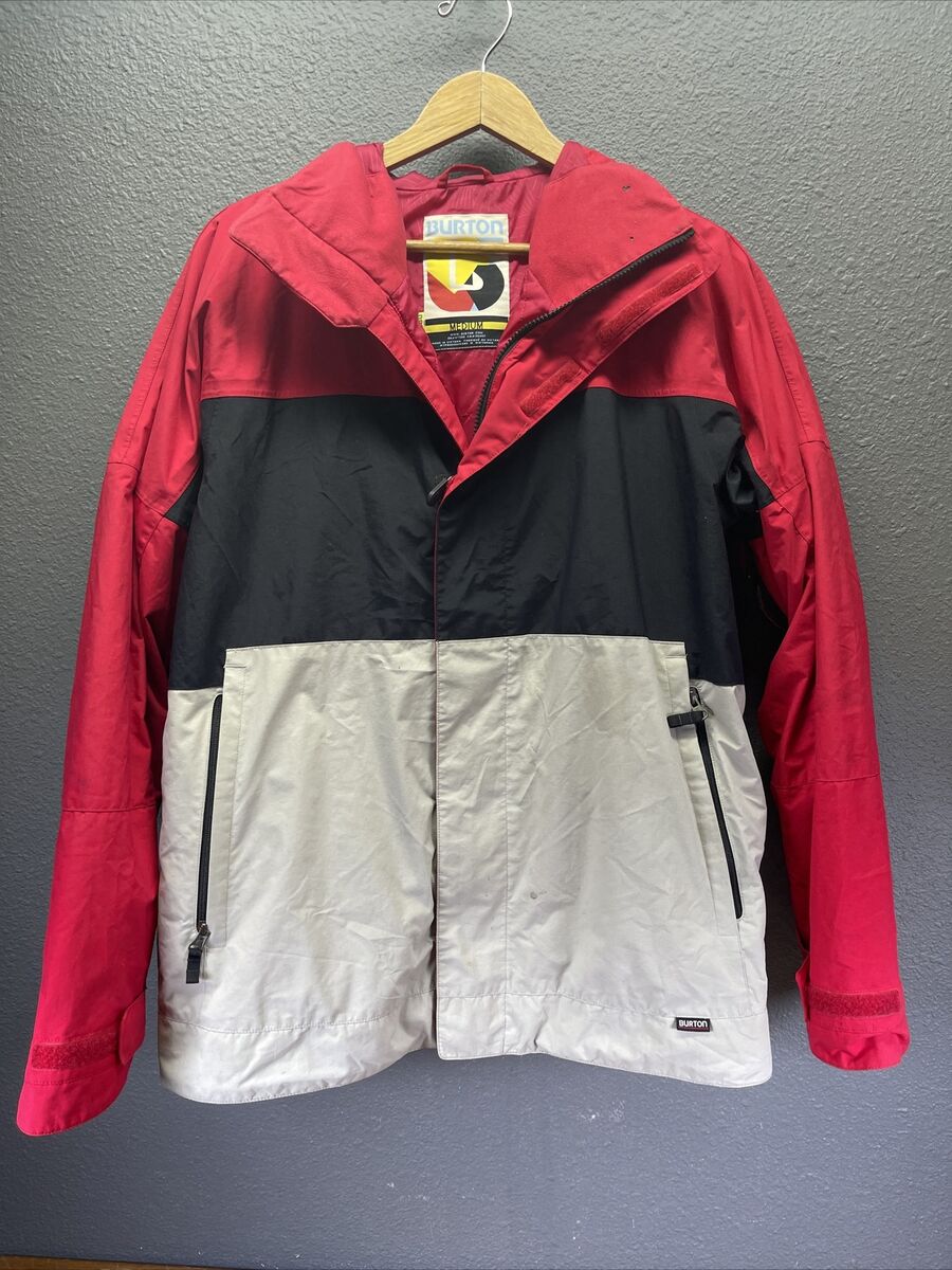 Vintage Burton Men's Medium Dryride Snowboard Ski Jacket Red Vintage Burton Men's Medium Dryride Snowboard Ski Jacket Red