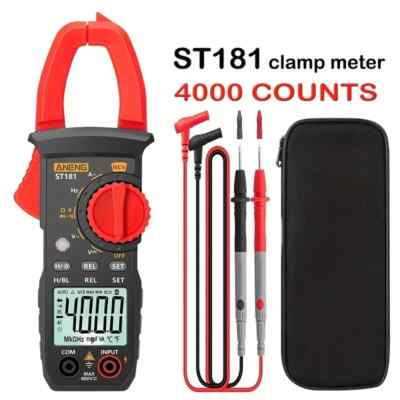 ST181 Digital Clamp Meter for DC/AC Current 4000 Count Multimeter