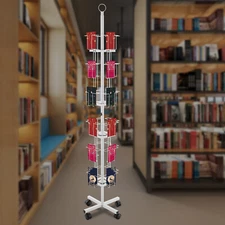 6tier24 Pocket Rotating Greeting Card Rack Post Card Rack Pocket Rotating Holder