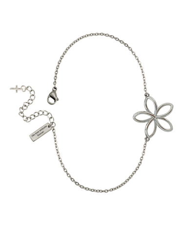 Love Endures Flower Bracelet-Psalm 118:1 Shields of Strength - Picture 3 of 4
