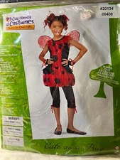 California Costumes Cute as a Bug LADYBUG Costume Child Size Med 8-10 NEW (B03)