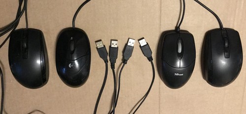 Logitech/HP PC USB Keyboards, USB PC Mice + Maplin Mouse Mats. Job Lot 9 Items. - Afbeelding 22 van 24