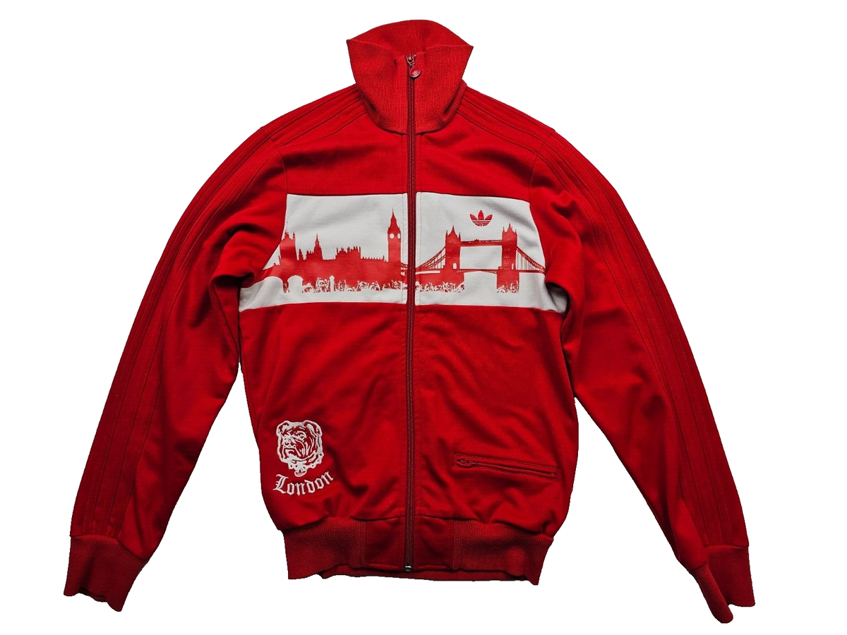 Adidas Originals LONDON Bulldog 2006 Trefoil Full Zip Track Adidas Originals LONDON Bulldog 2006 Trefoil Full Zip Track