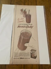 Vintage 1953 Nestle's Quik ad
