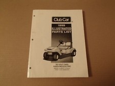 1999 Club Car DS Golf Cars Gasoline  Electric Parts Manual