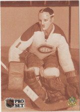 1991-92 PRO SET JACQUES PLANTE #341