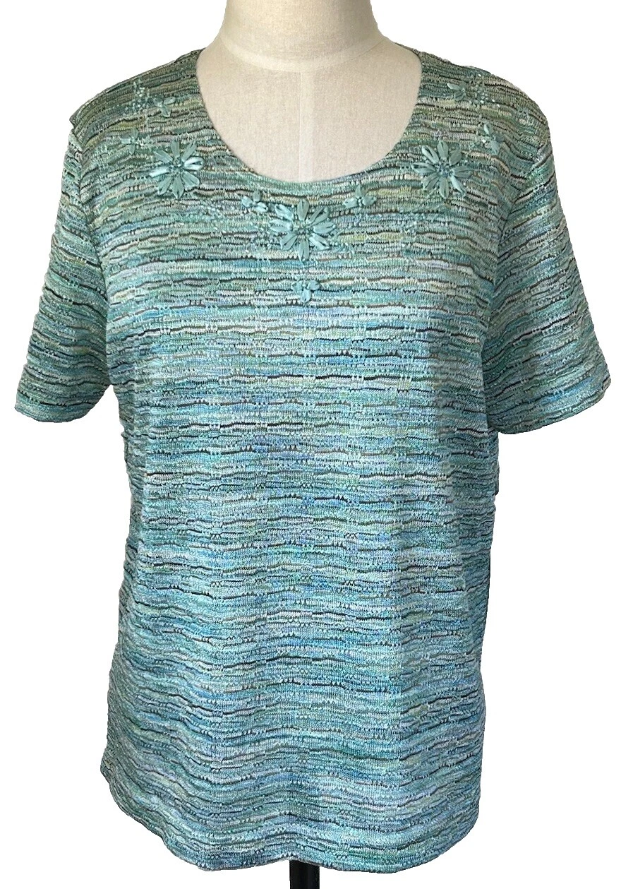 Alfred Dunner Short Sleeve Tops for Women