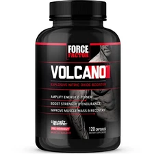 VolcaNO Pre-Workout Nitric Oxide Booster with Creatine - Build Muscle and Pump