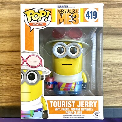 Metallic Tourist Jerry Funko Pop! #419 Despicable Me 3 Japanese