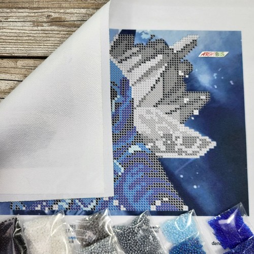 Ukraine Bead Embroidery Kit DIY Craft Kit Beaded Needlepoint Beadwork d2540 - Picture 7 of 20