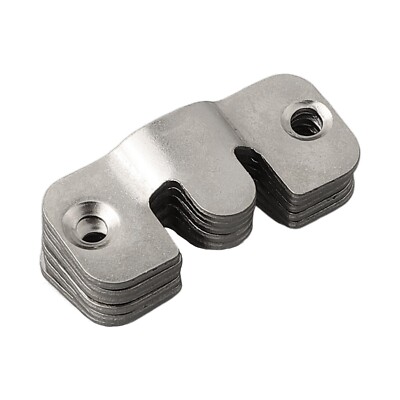 6??Heavy Duty Metal Chrome Finish Picture Frame Hooks Wall Hanging Flush  Bracket UK