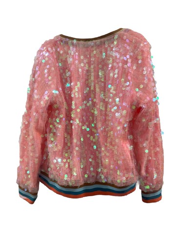 Sequence Rainbow Girls Coat Sz7 EUC - Picture 7 of 8