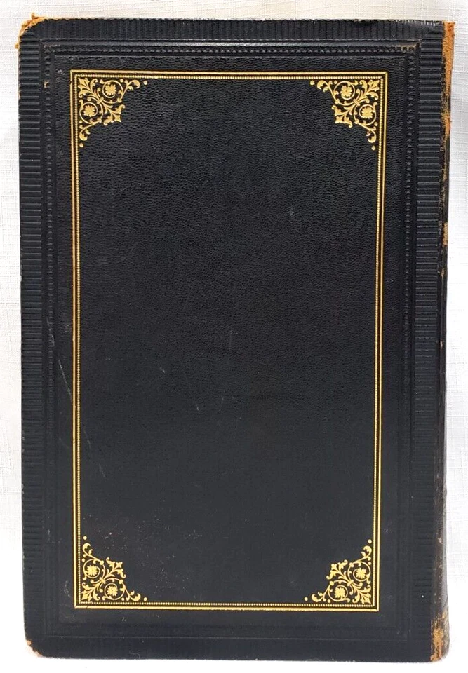 1907 ELBERFELDER/DARBY GERMAN BIBLE Fine Leather Binding, Gold Gilt, Color Maps - Image 4 of 4