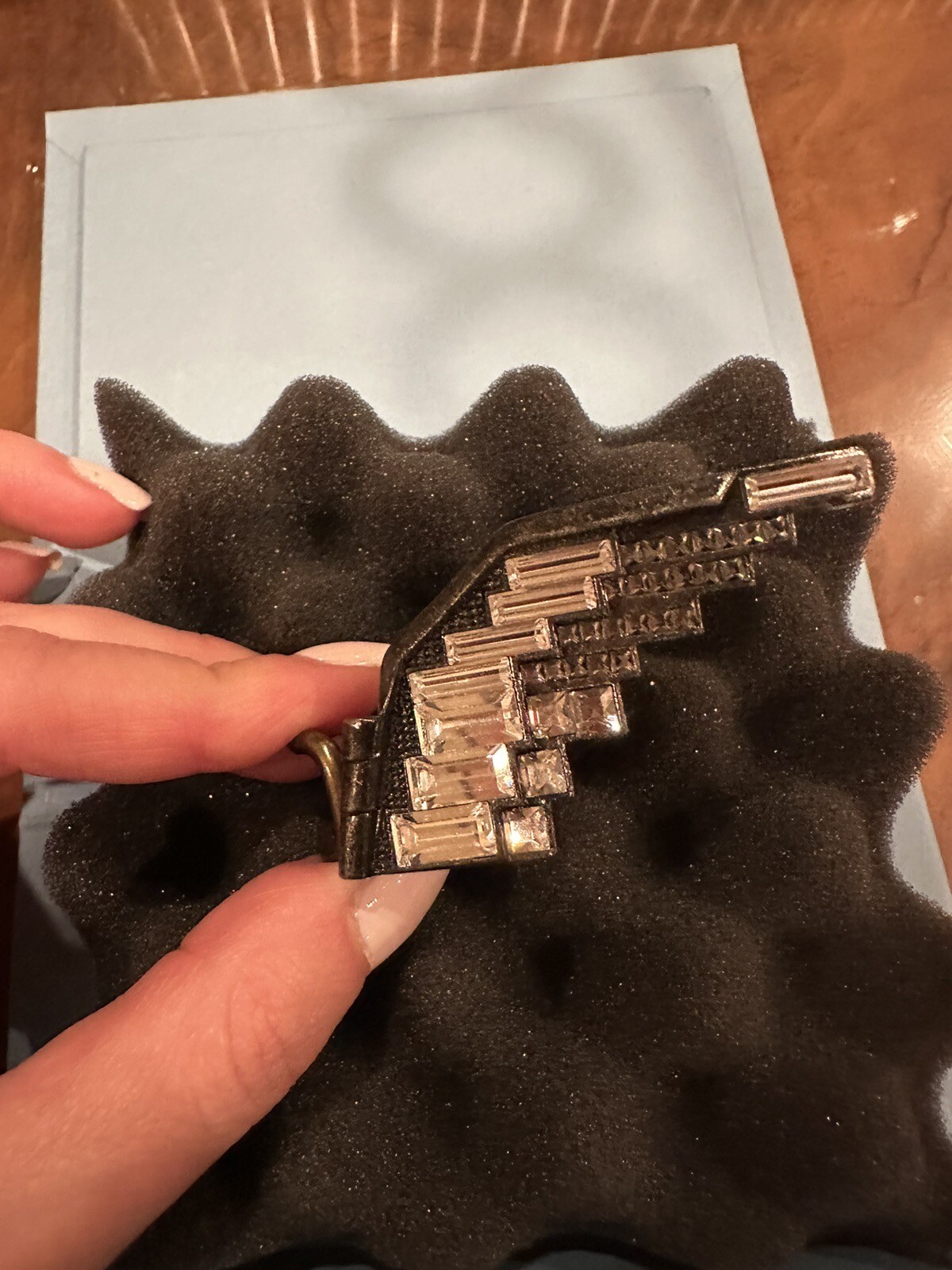 Lanvin Crystal Statement Eagle Oversized Cocktail… - image 13