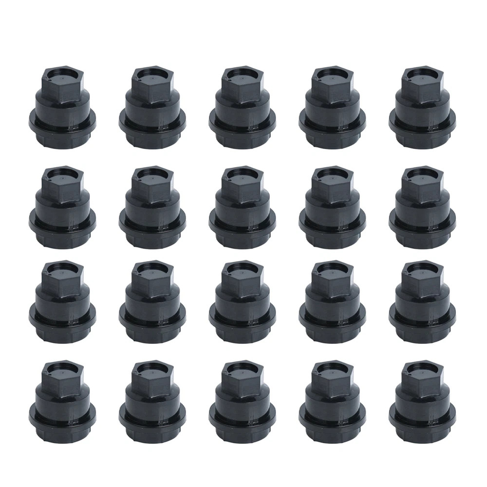 20PC Black Lug NUT Covers Cap 15661036 For Chevrolet S10 Blazer GMC Jimmy Sonoma