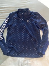 Ariat Tek Heat Series 1/4 Zip Pullover Women  s Sz XS A2A Equestrian Breathable