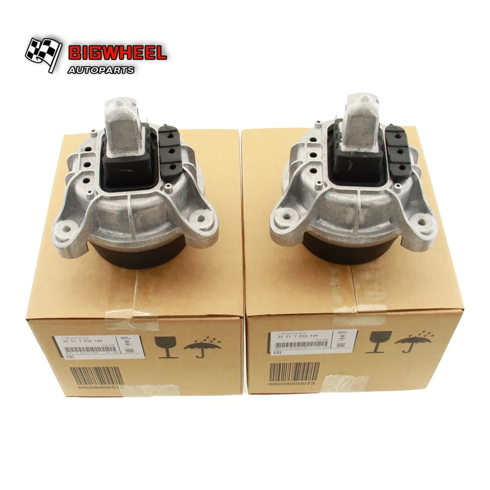 Genuine OEM 2PCS Engine Motor Mount For BMW 528i 2.0L 2012-2016 22117935149 US Foto 2 de 4