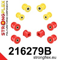 Strongflex PU Hinterachsbuchsen Satz Toyota Celica AWD Gt-Four ST205 13Mm Rot