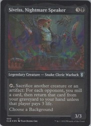 Sivriss, Nightmare Speaker (Foil Etched) #500 Commander Legends: Battle for Baldur's Gate