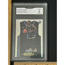 2018 Panini Threads Jaren Jackson Jr. Rookie Card #146 Dazzle GMA 9 Mint