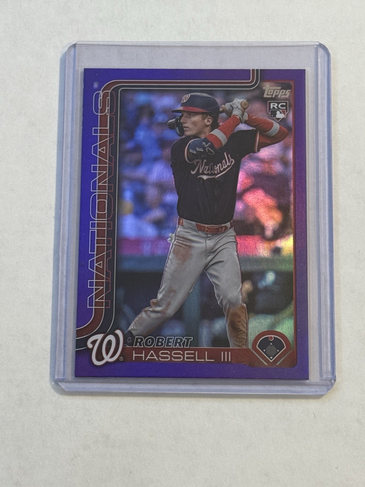 2025 Topps Update Purple Rainbow Robert Hassell III RC #US109 (237/250)