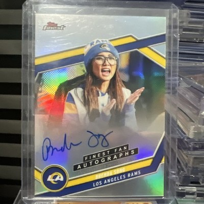 BRENDA SONG 2025 TOPPS FINEST FAN AUTO REFRACTOR #FAN-BS RAMS Q2008