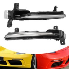 For Porsche 718 2017-2022 Front Bumper Led Drl Fog Light Lamp Right Left Side