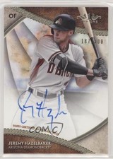 2017 Topps Tier One Break Out Auto 187/300 Jeremy Hazelbaker #BOA-JH Auto 0c2
