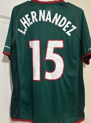 Atletica Mexico 2002 World Cup Luis Hernandez Jersey Size Rare
