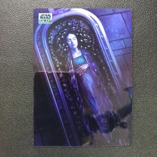 2024 Topps Chrome Star Wars Galaxy Art of Naboo Padme Amidala's Funeral /199