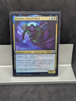 Prowler, Clawed Thief FOIL  X1 NM  Marvel's Spider Man  MTG