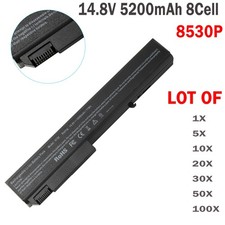 LOT Battery For Hp ProBook 6545b EliteBook 8530w 8540p 8540w 30p 8730w 5200mAh
