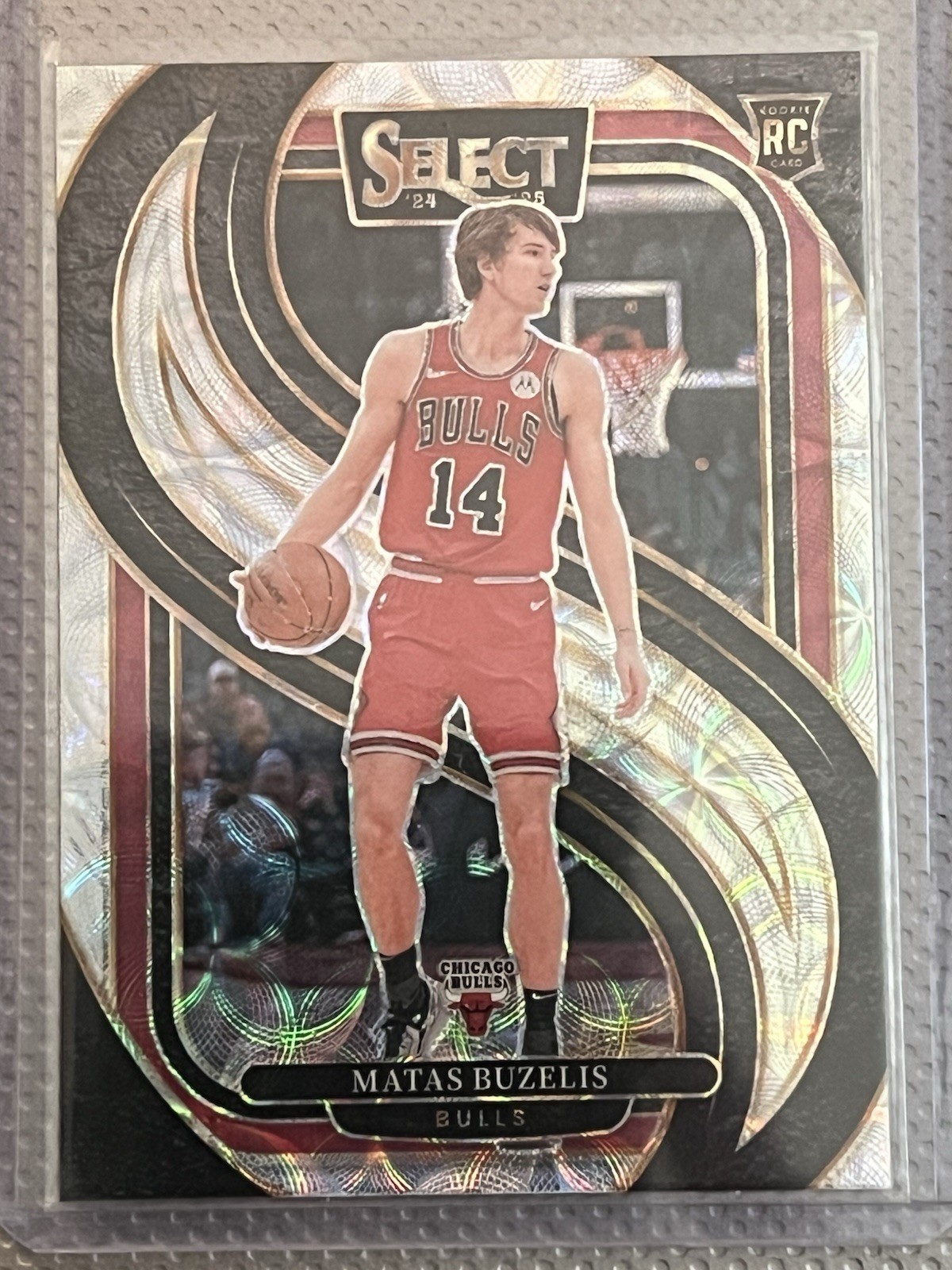 2024-25 Panini Select - Premier Level Matas Buzelis #166 Silver Scope Prizm (RC)