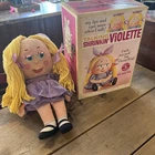 Vintage Mattel Shringing Violette Talking Cloth Doll 1963. With original box.