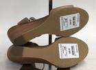 Susina Tresa-Lea Cognac Leather Ankle Strap Wedge Sandals Women's Size 6.5 NWT — photo 4