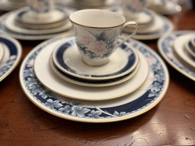 40 Pc Noritake Nightsong 7268 Ivory China Dinnerware Set Service for 8 Japan