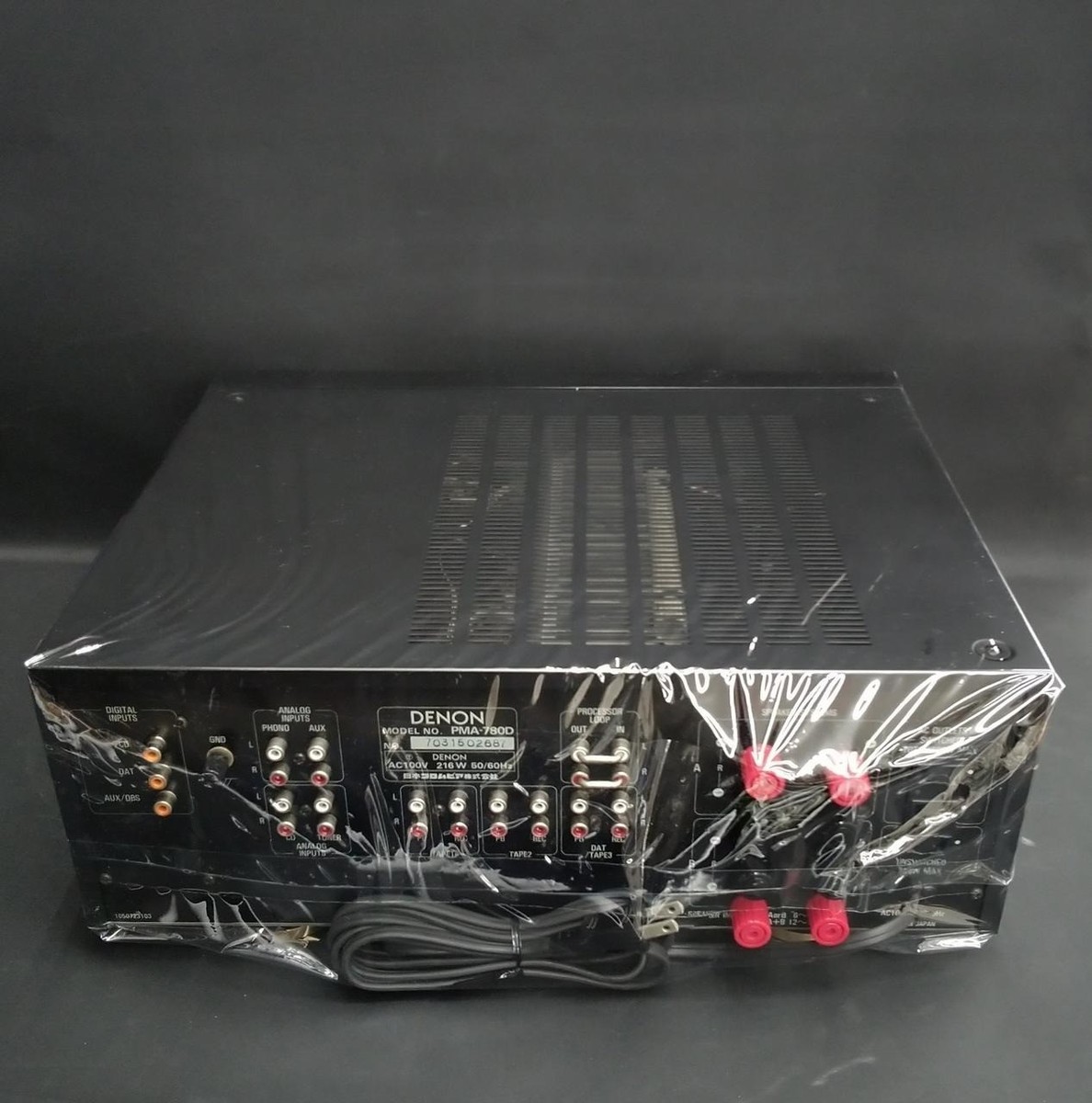 アンプ DENON DIGITAL-PRE MAIN AMP PMA-780D 1001 Hi-Fi Info: DENON PMA-780D (1987) - Stereo Integrated