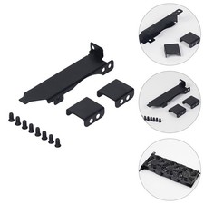 Universal Pci Slot Cooling Fan Mount Black Stainless Steel for Computer Use