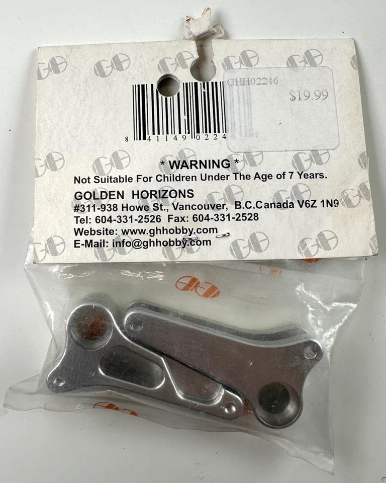 Golden Horizons 02246 Silver 120T Aluminum Front Rocker Arms New - Image 2 of 2