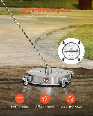 #ad New 16.5quot; Pressure Washer Surface Cleaner Stainless Steel Pressure Washer Att $122.47