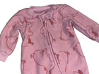 JC !WOW! Carter's NEWBORN Pink Fleece bunny Rabbit Blanket Sleeper — photo 3