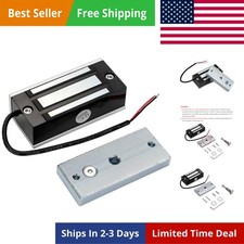 Electric Magnetic Lock 60KG 130LBS Holding Force Electromagnet Lock 12V Fail ...