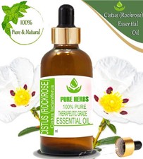 Pure Herbs Cistus Rockrose 100%Pure Cistus Ladaniferus Essential Oil