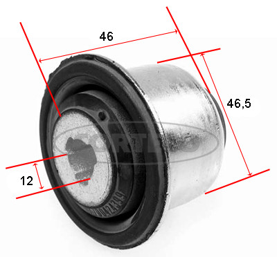 CORTECO 21652476 Control Arm-/Trailing Arm Bush for RENAULT