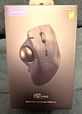 Elecom IST Pro M-IPT10MRSBK Trackball Mouse Black Import From Japan NEW