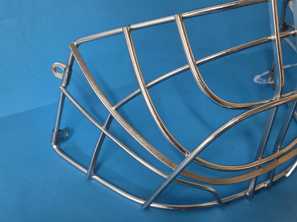 Vaughn 7700 Hockey Goalie Helmet Straight Bar Cage Mask 258g Metal Attach — 第 2/4 张图片