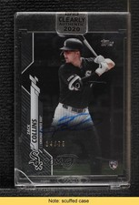 2020 Topps Clearly Authentic Black 14/75 Zack Collins #CCA-ZC Auto READ 3h1