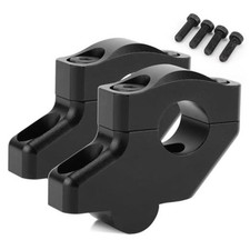 7/8'' 22mm Motorcycle ATV Dirt Bike Handlebar Risers With Clamps, Fit for Black